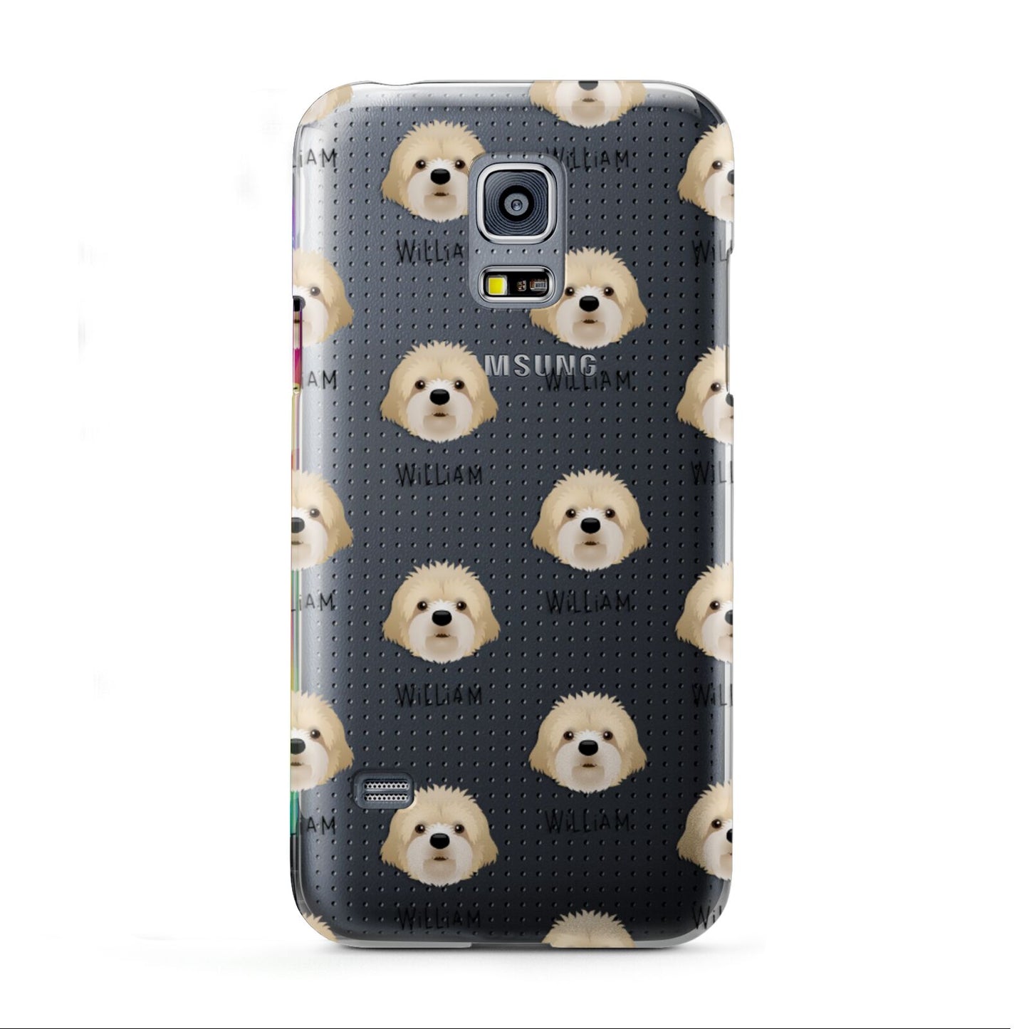 Cavapoochon Icon with Name Samsung Galaxy S5 Mini Case