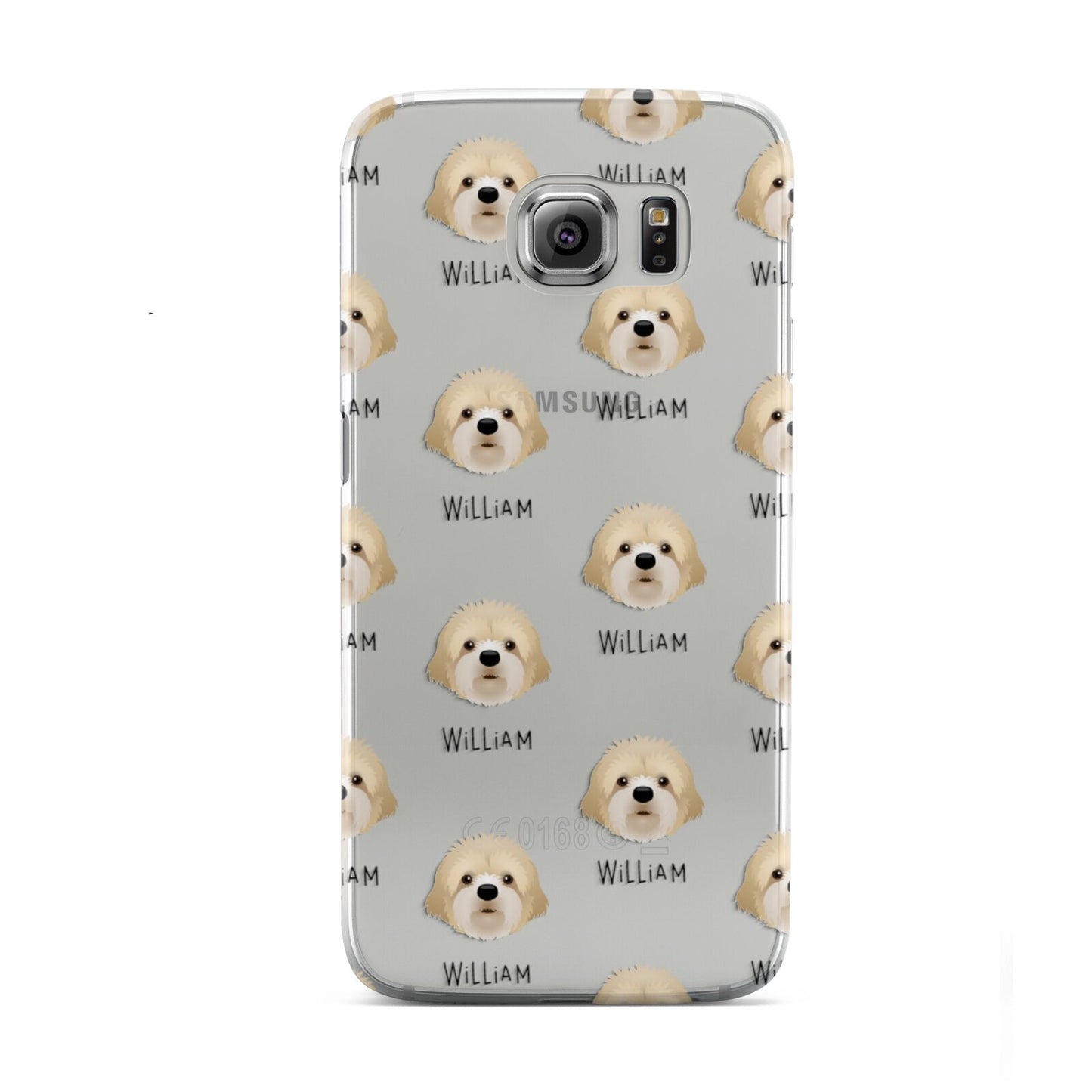 Cavapoochon Icon with Name Samsung Galaxy S6 Case