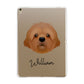 Cavapoochon Personalised Apple iPad Gold Case