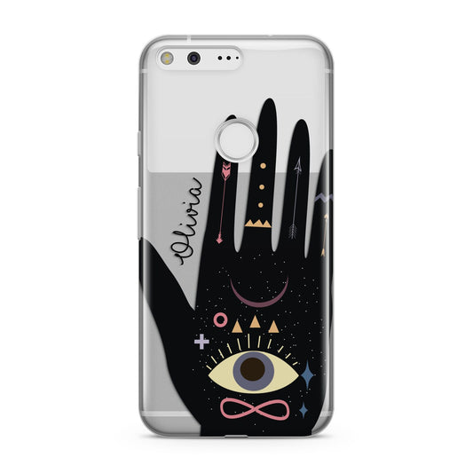 Celestial Hand with Text Google Pixel Case