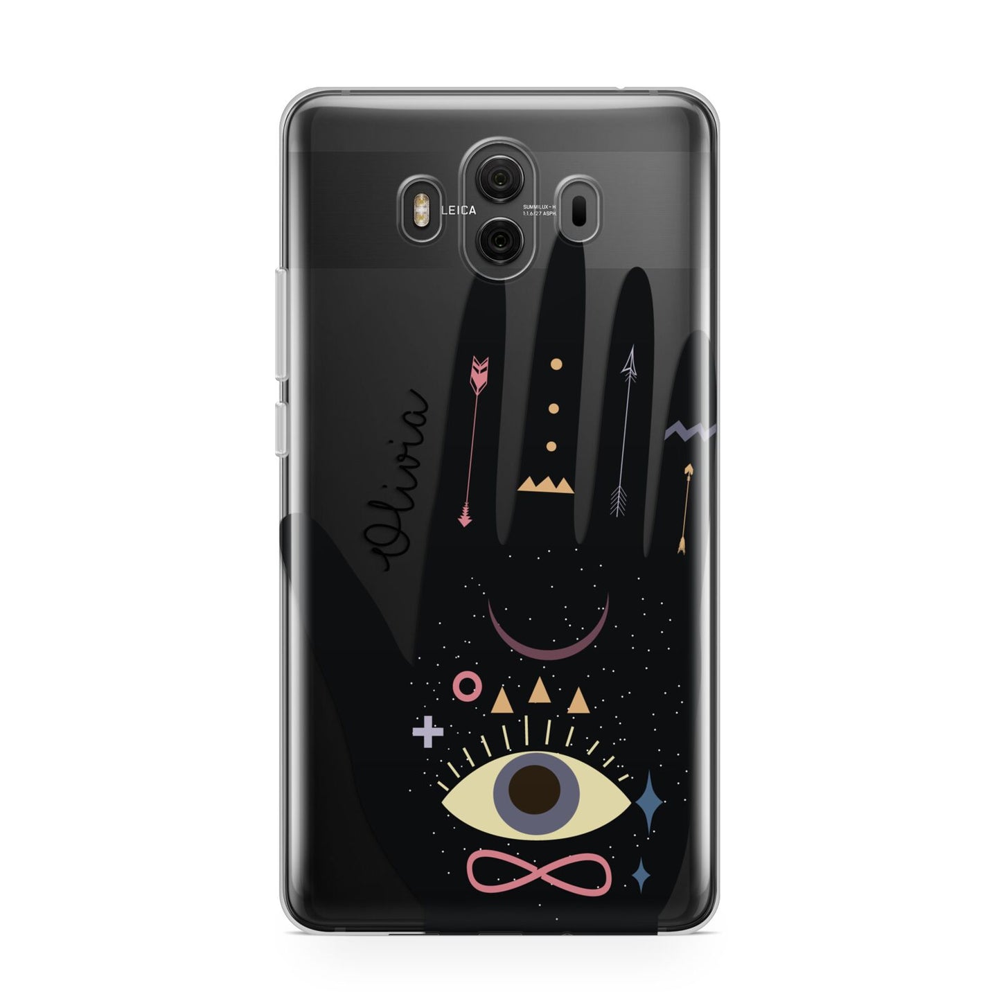 Celestial Hand with Text Huawei Mate 10 Protective Phone Case