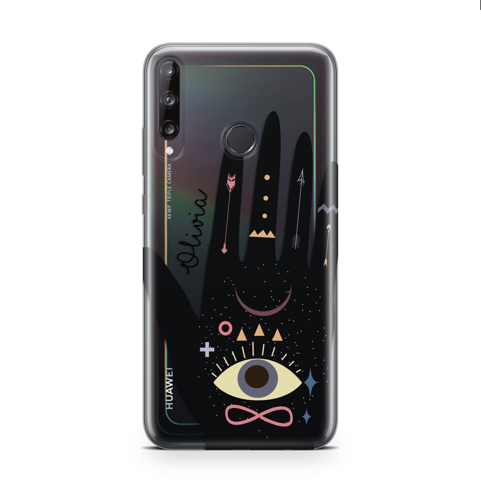 Celestial Hand with Text Huawei P40 Lite E Phone Case