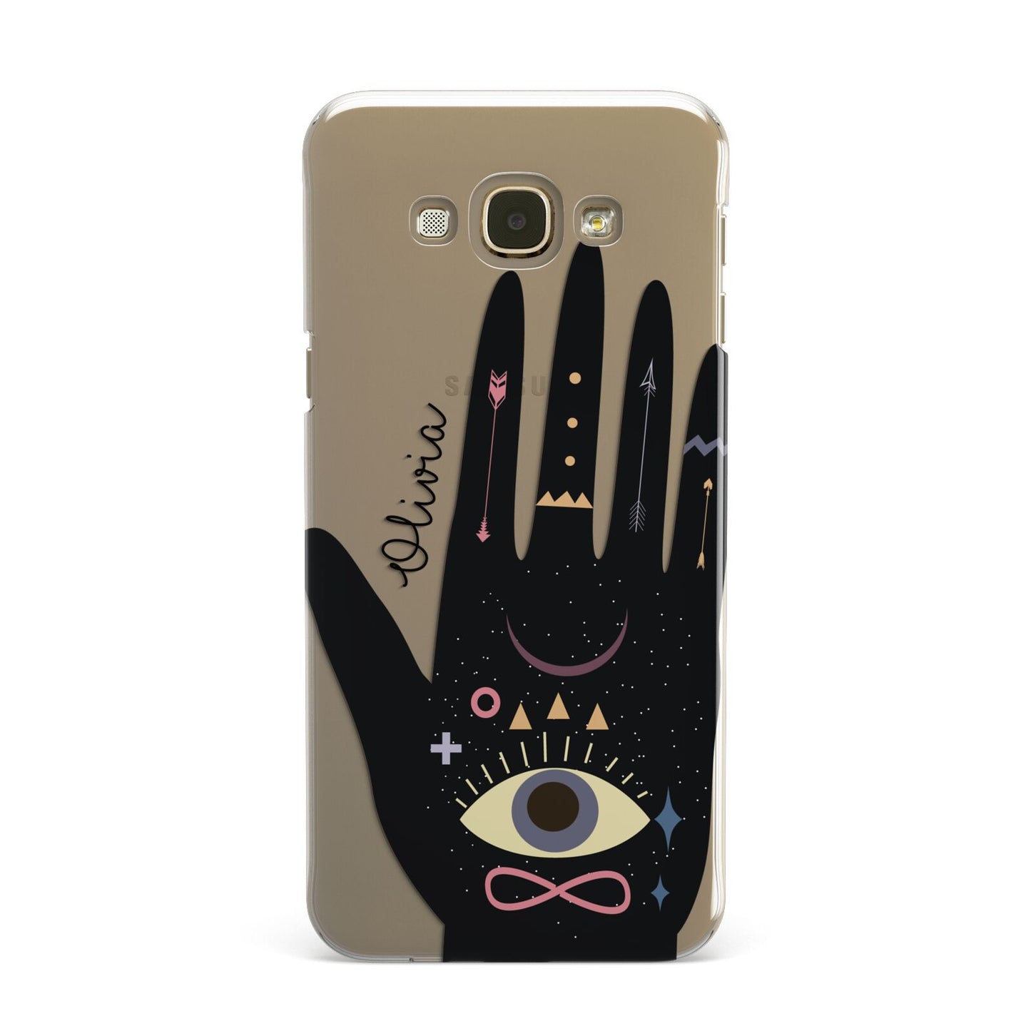 Celestial Hand with Text Samsung Galaxy A8 Case