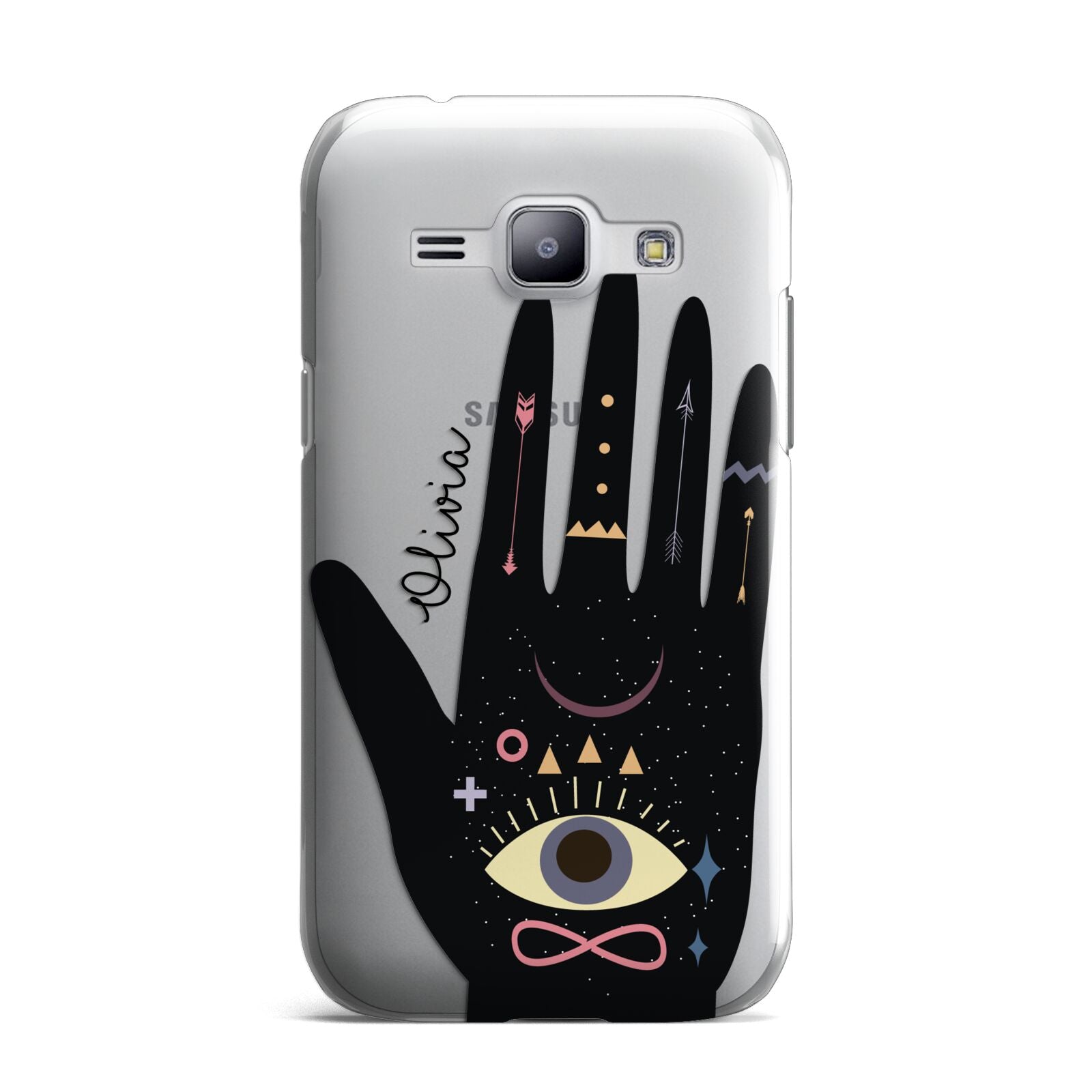 Celestial Hand with Text Samsung Galaxy J1 2015 Case