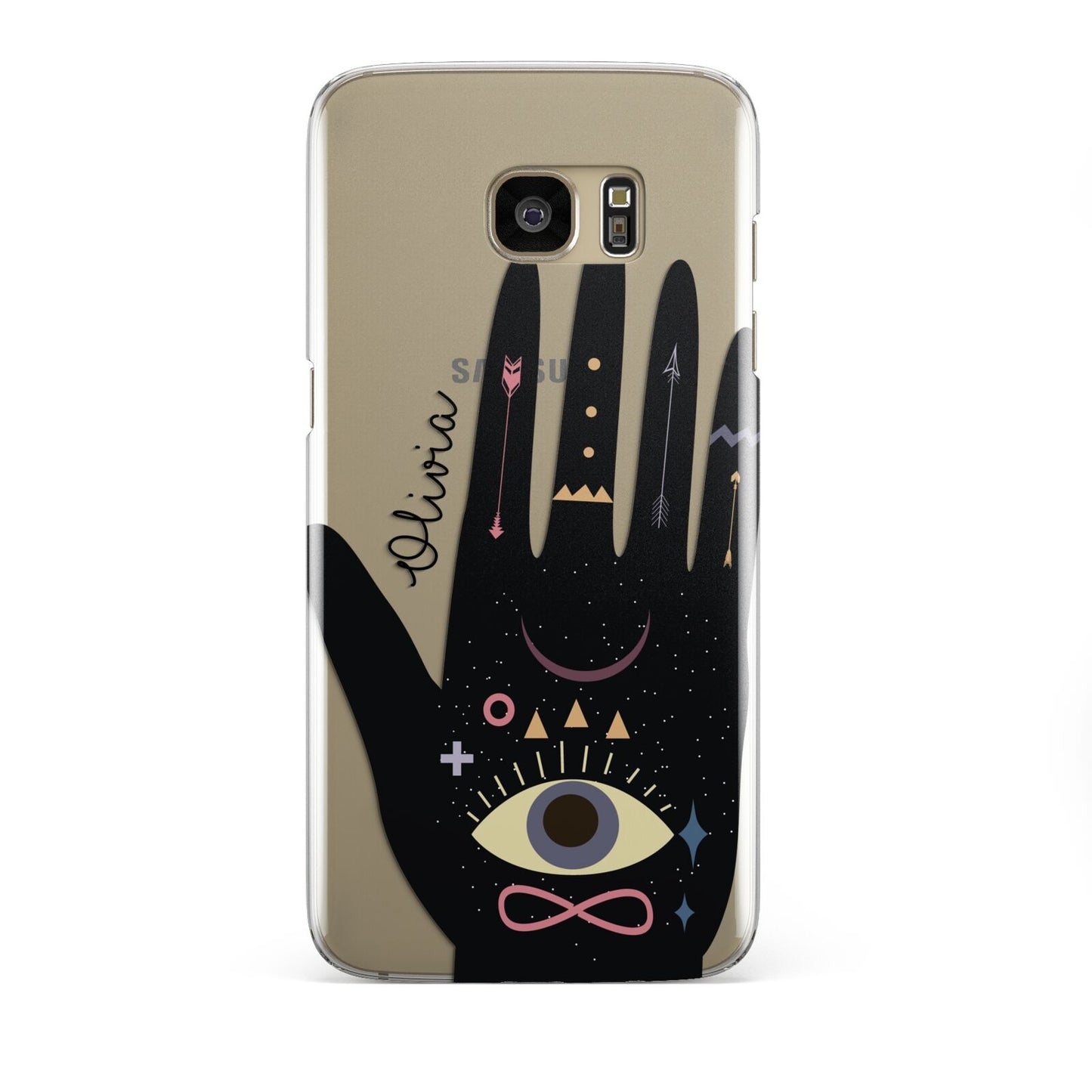 Celestial Hand with Text Samsung Galaxy S7 Edge Case