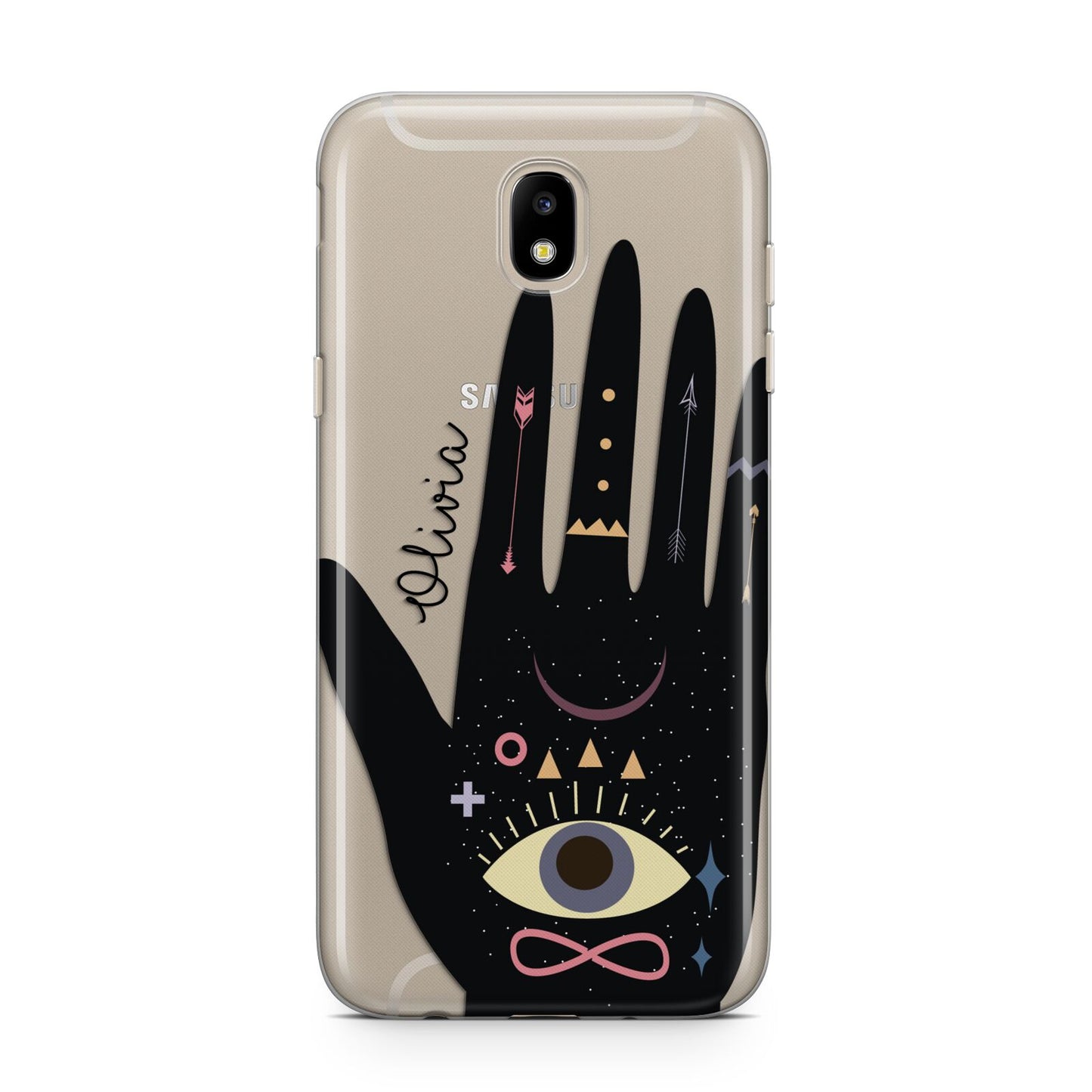 Celestial Hand with Text Samsung J5 2017 Case