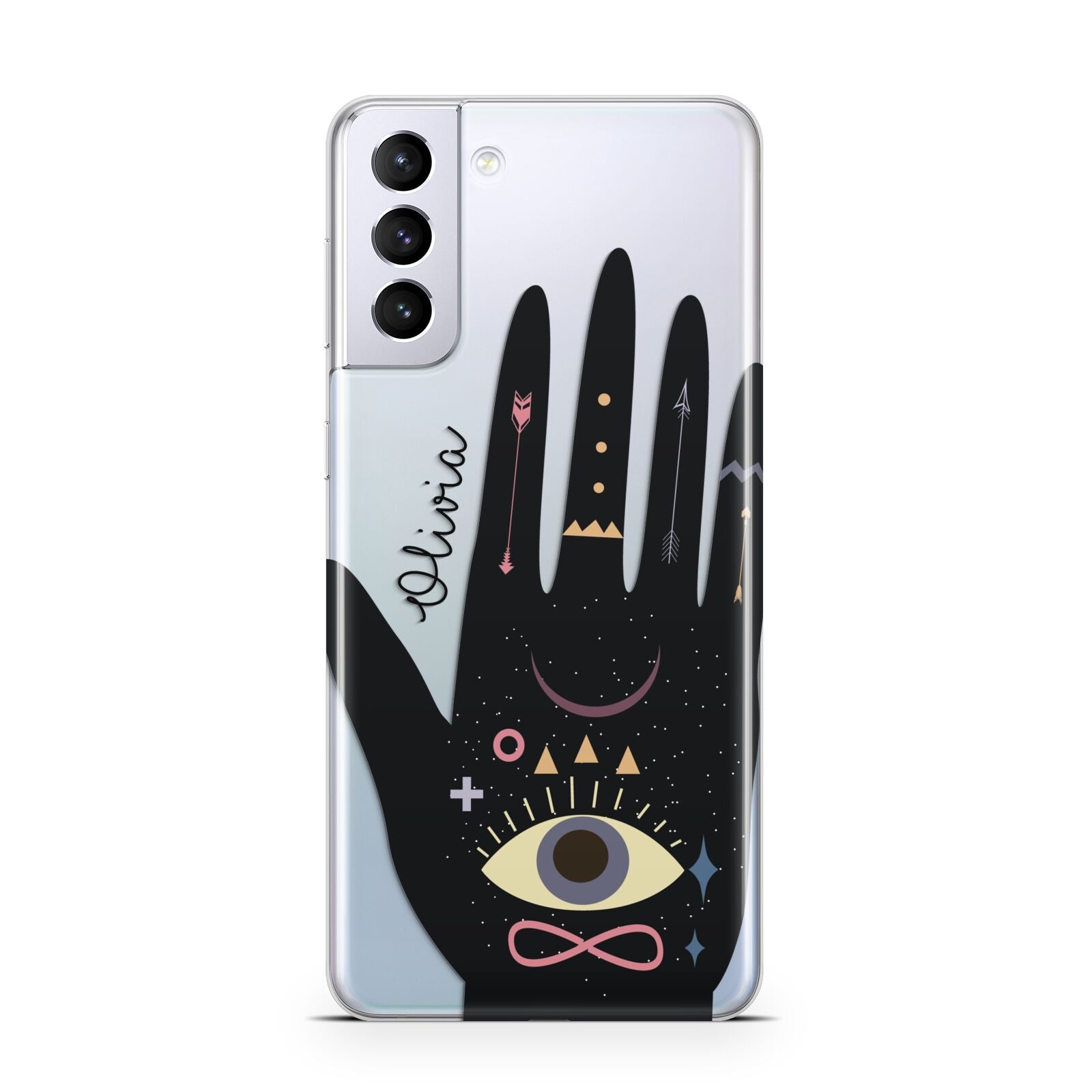 Celestial Hand with Text Samsung S21 Plus Case