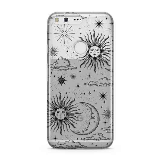 Celestial Suns Clouds Google Pixel Case