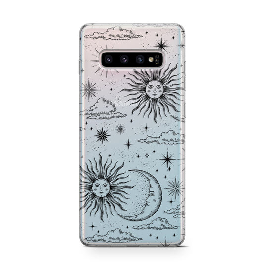 Celestial Suns Clouds Protective Samsung Galaxy Case