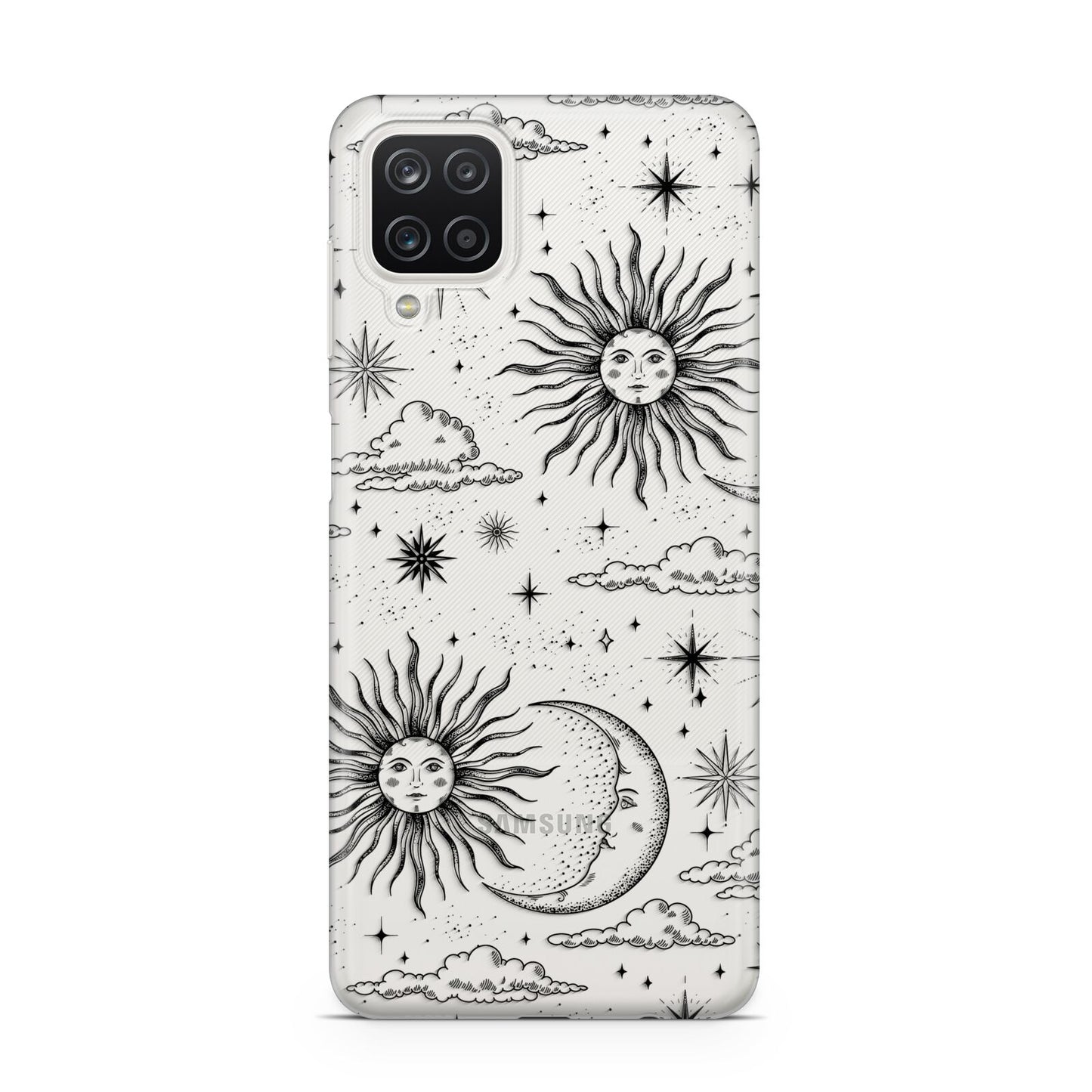 Celestial Suns Clouds Samsung A12 Case