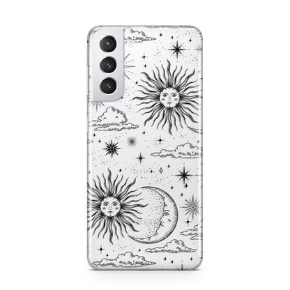 Celestial Suns Clouds Samsung S21 Case