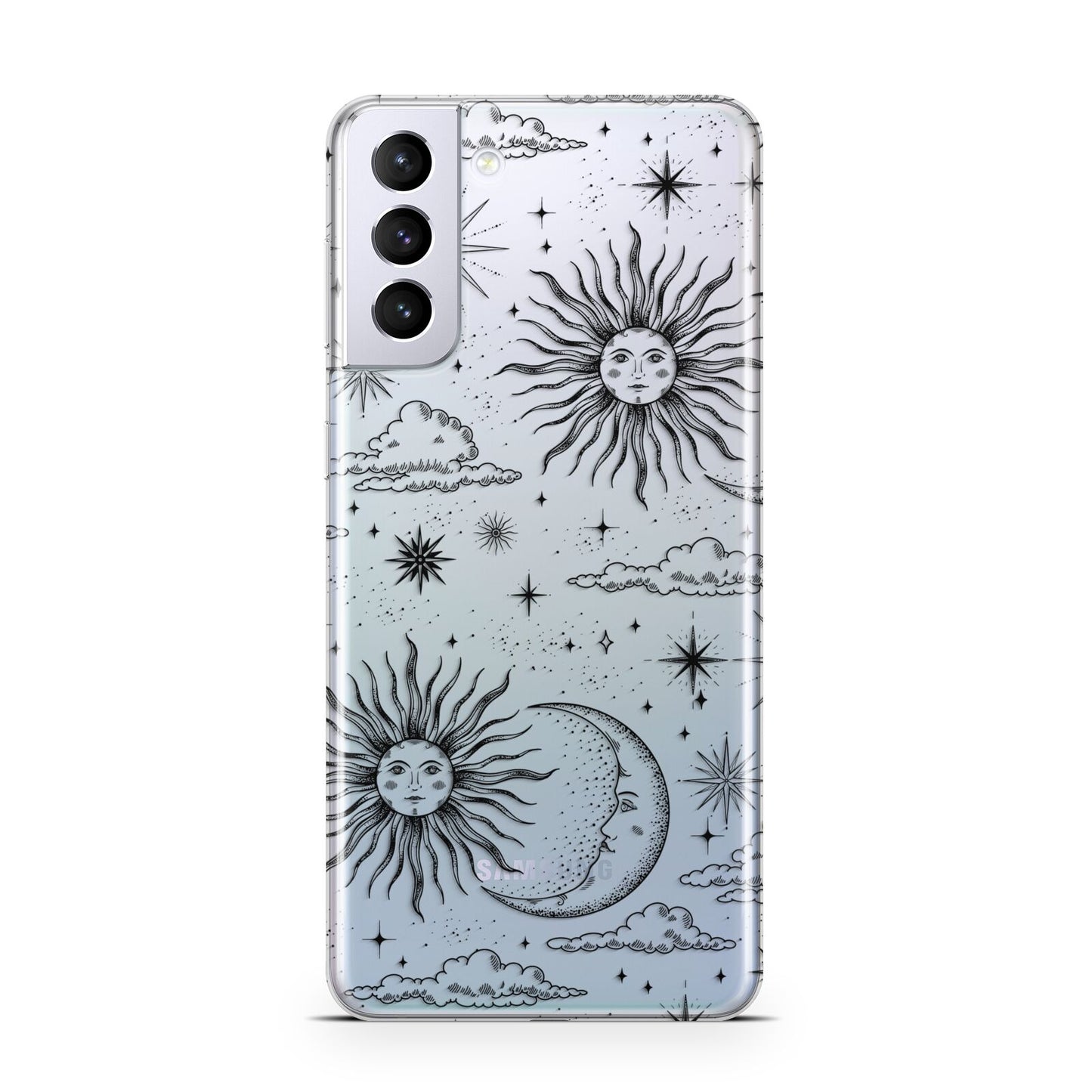 Celestial Suns Clouds Samsung S21 Plus Phone Case