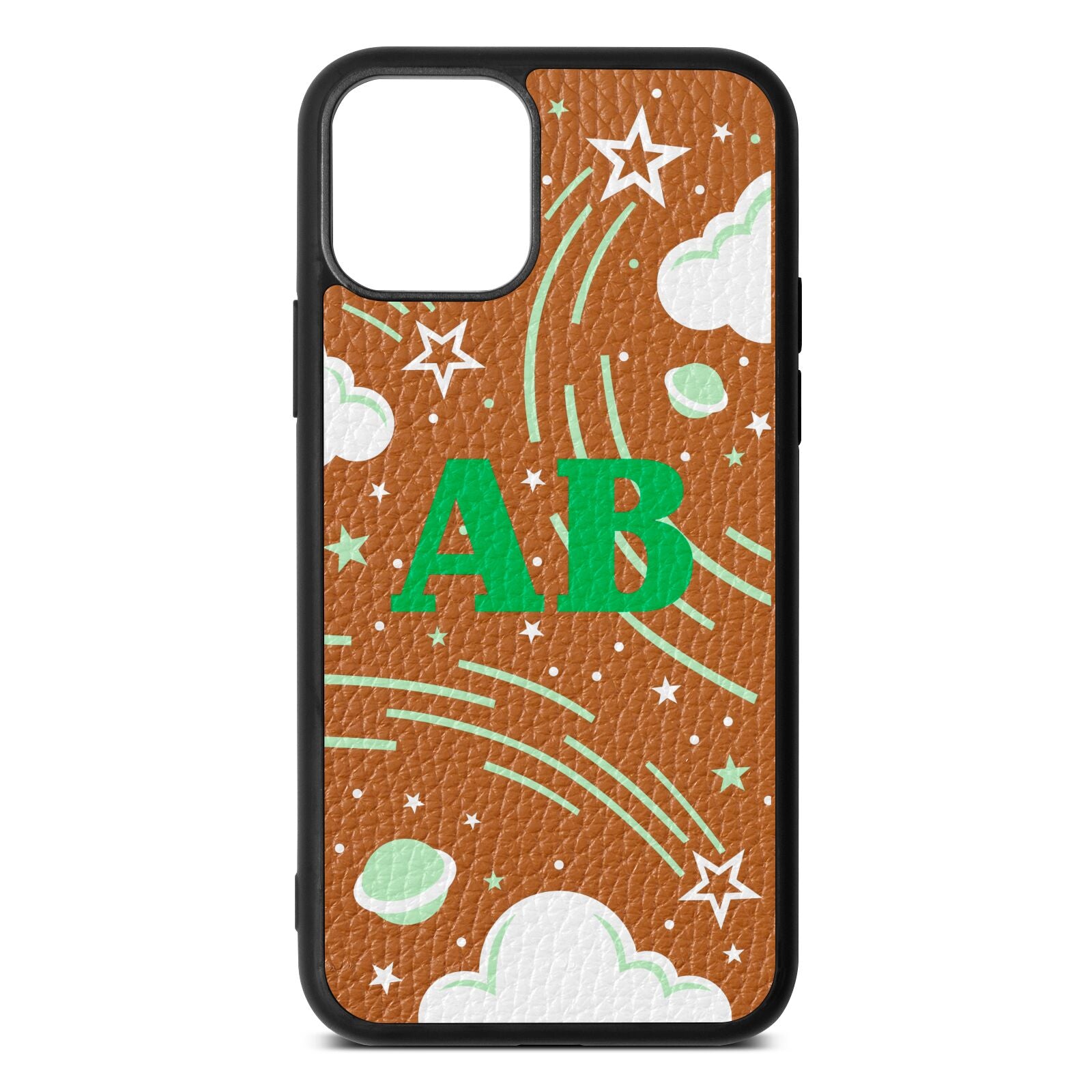 Celestial Tan Pebble Leather iPhone 11 Case