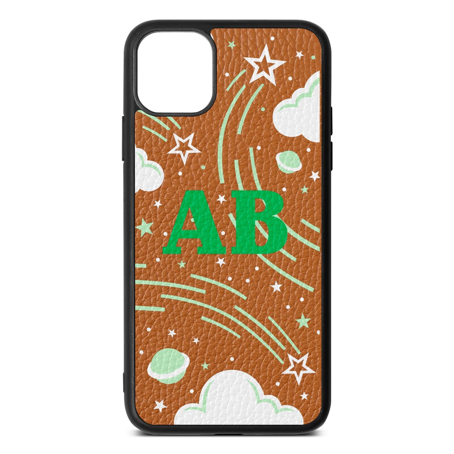 Celestial Tan Pebble Leather iPhone 11 Pro Max Case