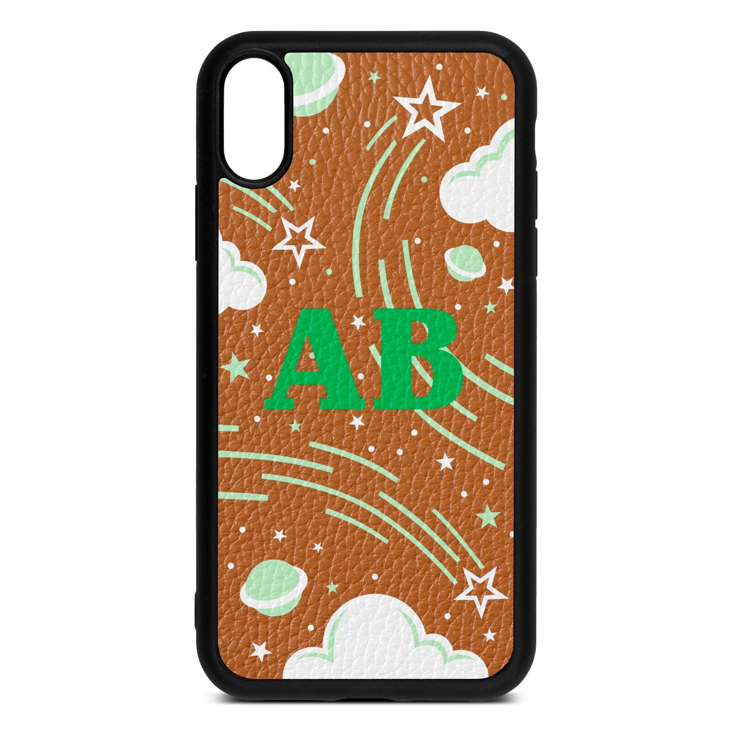 Celestial Tan Pebble Leather iPhone Xr Case