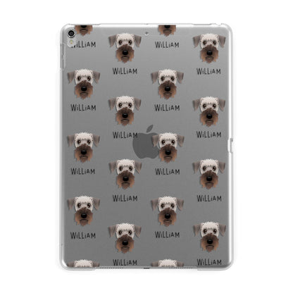 Cesky Terrier Icon with Name Apple iPad Silver Case