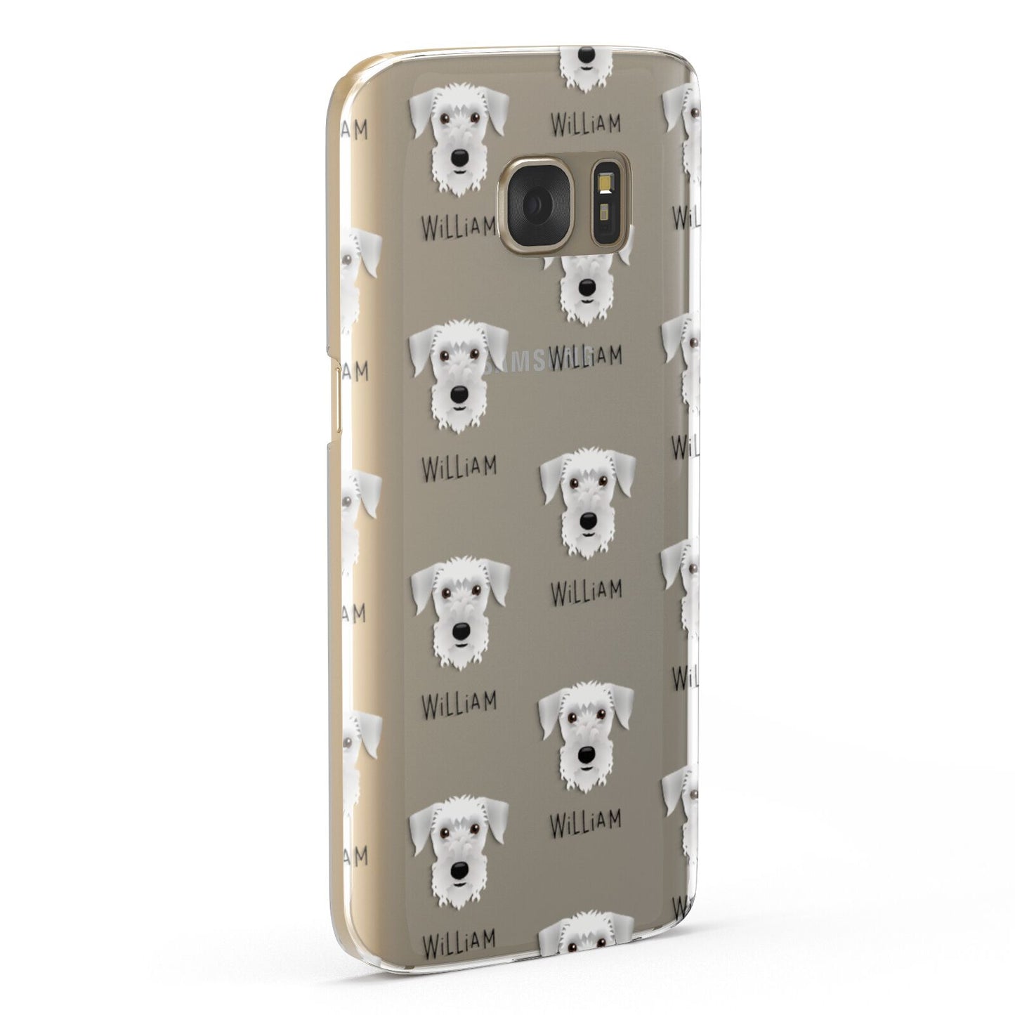 Cesky Terrier Icon with Name Samsung Galaxy Case Fourty Five Degrees