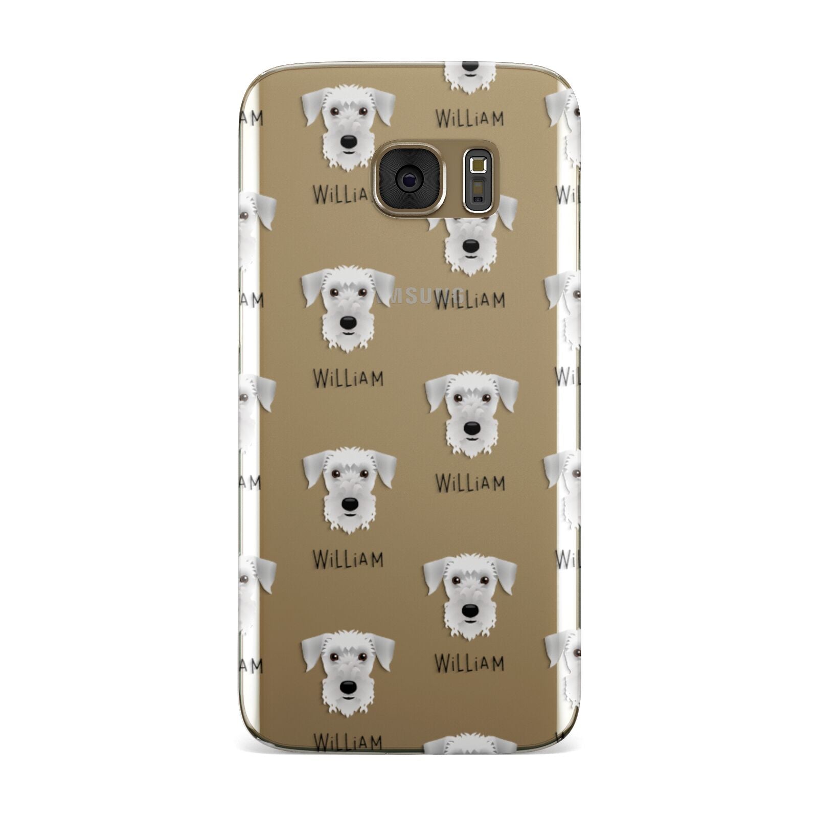 Cesky Terrier Icon with Name Samsung Galaxy Case
