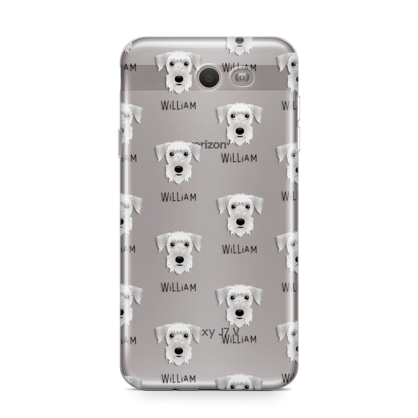 Cesky Terrier Icon with Name Samsung Galaxy J7 2017 Case
