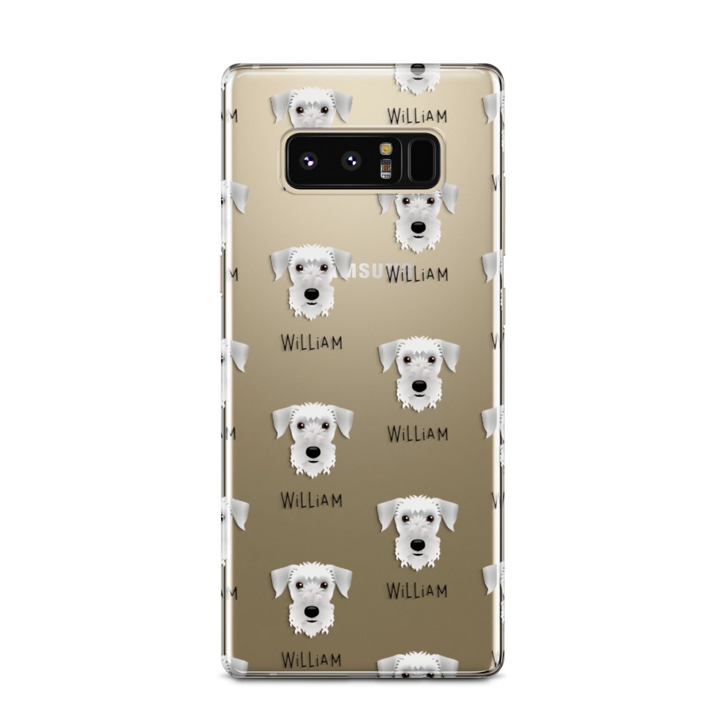 Cesky Terrier Icon with Name Samsung Galaxy Note 8 Case
