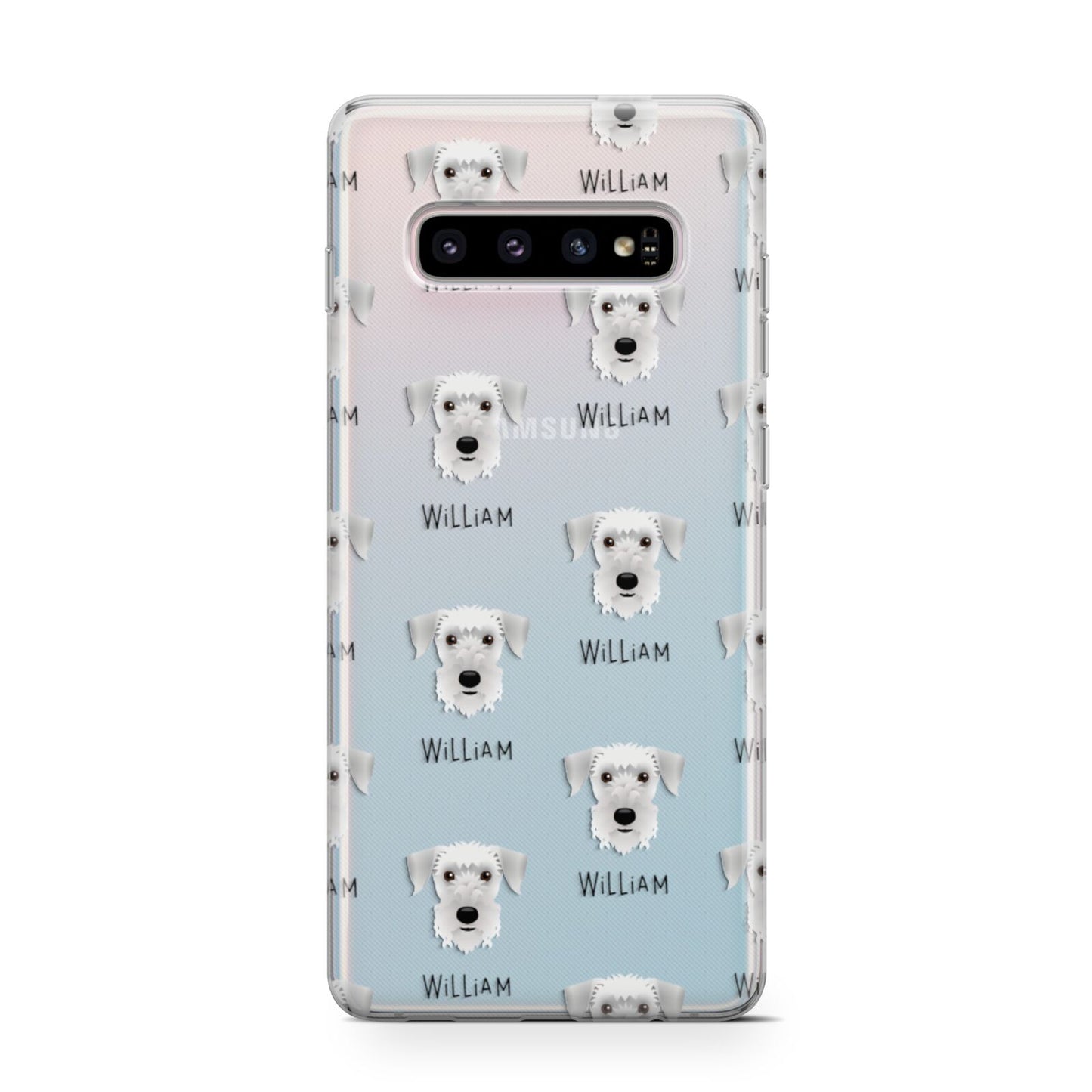 Cesky Terrier Icon with Name Samsung Galaxy S10 Case