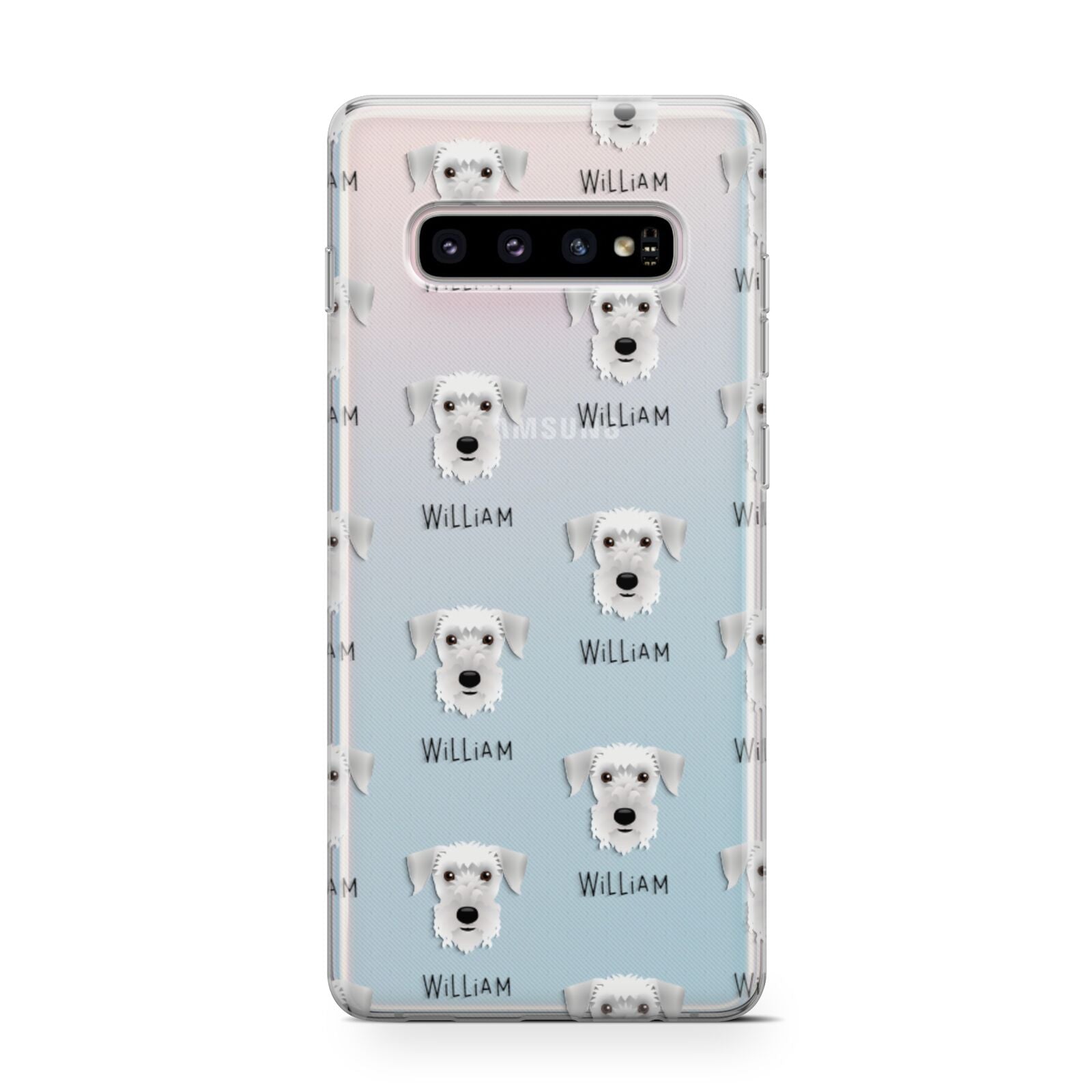 Cesky Terrier Icon with Name Samsung Galaxy S10 Case