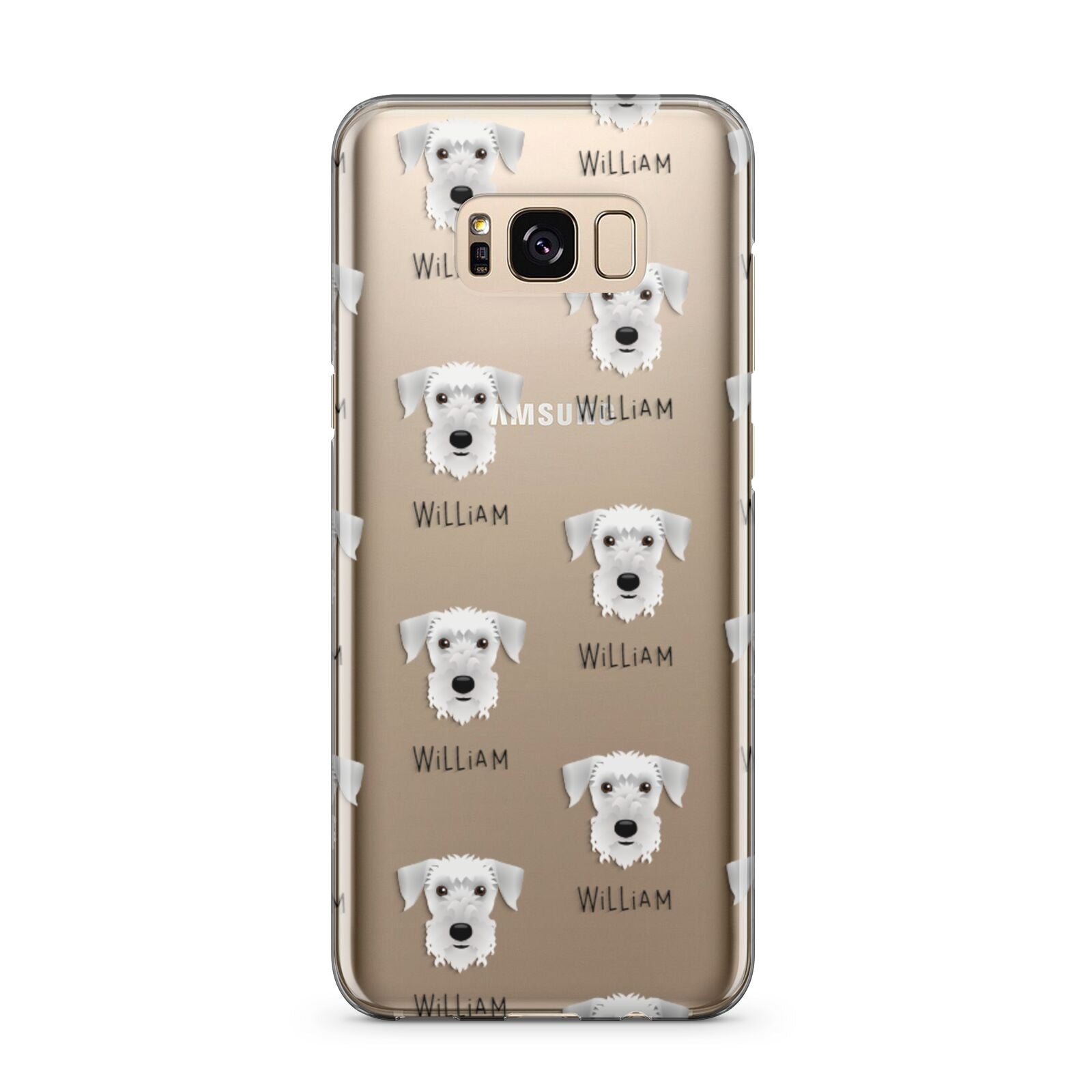Cesky Terrier Icon with Name Samsung Galaxy S8 Plus Case