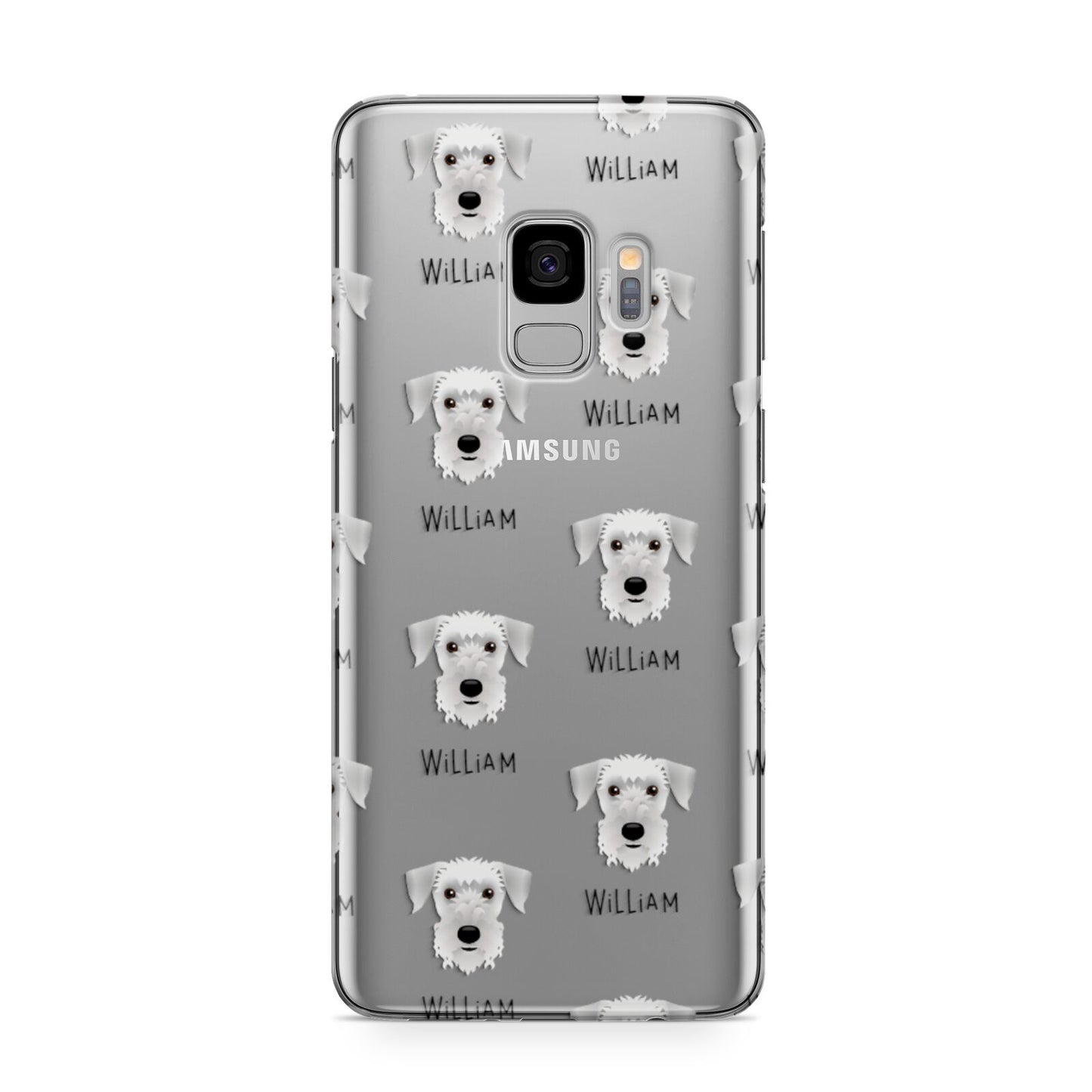 Cesky Terrier Icon with Name Samsung Galaxy S9 Case