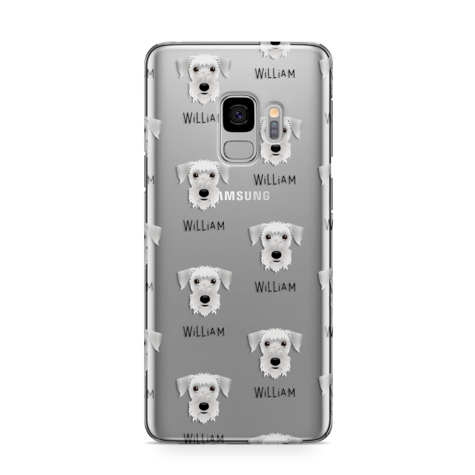 Cesky Terrier Icon with Name Samsung Galaxy S9 Case