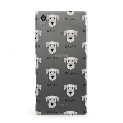 Cesky Terrier Icon with Name Sony Xperia Case