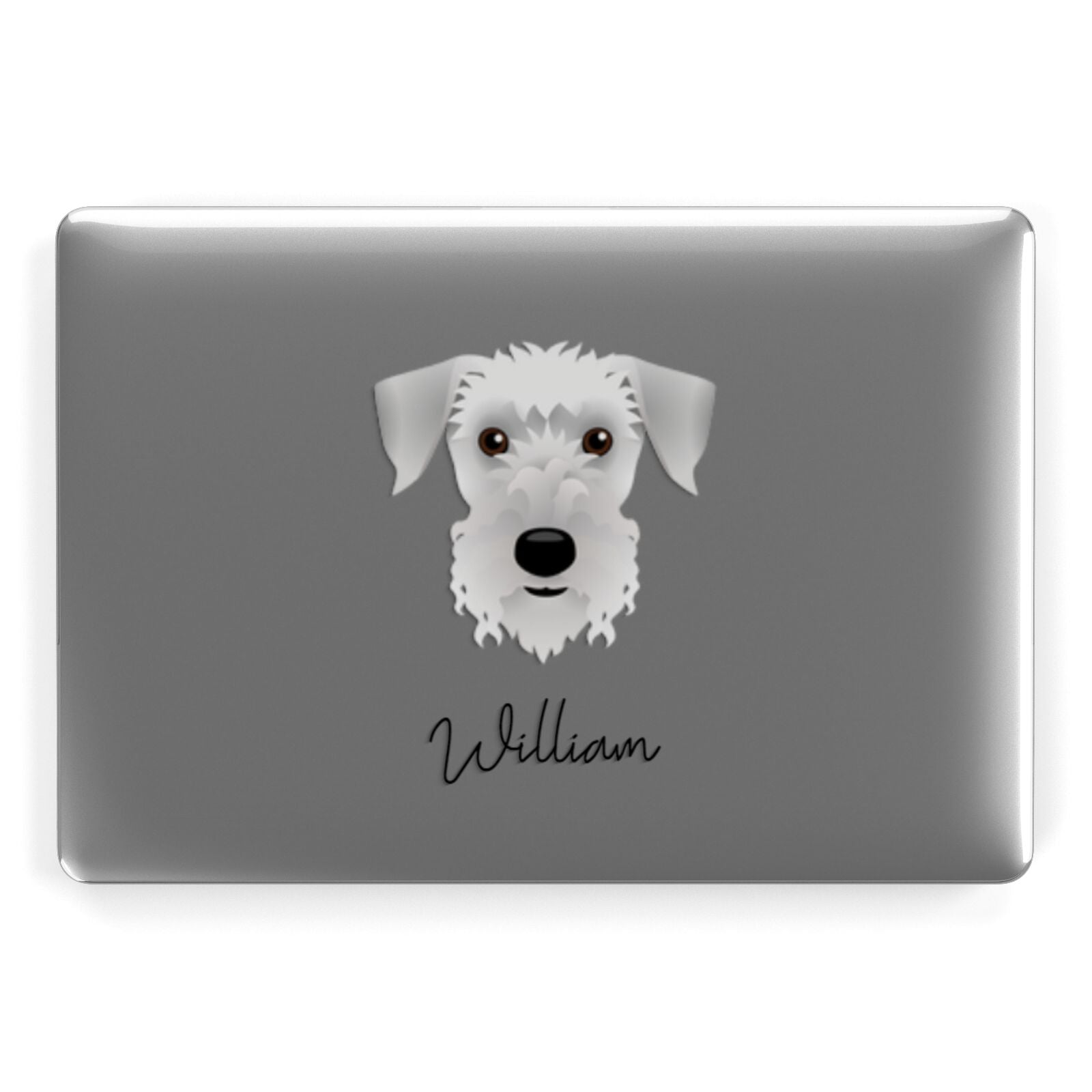 Cesky Terrier Personalised Apple MacBook Case