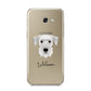 Cesky Terrier Personalised Samsung Galaxy A5 2017 Case on gold phone