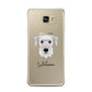 Cesky Terrier Personalised Samsung Galaxy A7 2016 Case on gold phone
