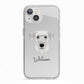 Cesky Terrier Personalised iPhone 13 TPU Impact Case with White Edges