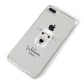 Cesky Terrier Personalised iPhone 8 Plus Bumper Case on Silver iPhone Alternative Image