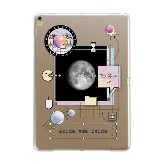 Chase The Moon Apple iPad Gold Case