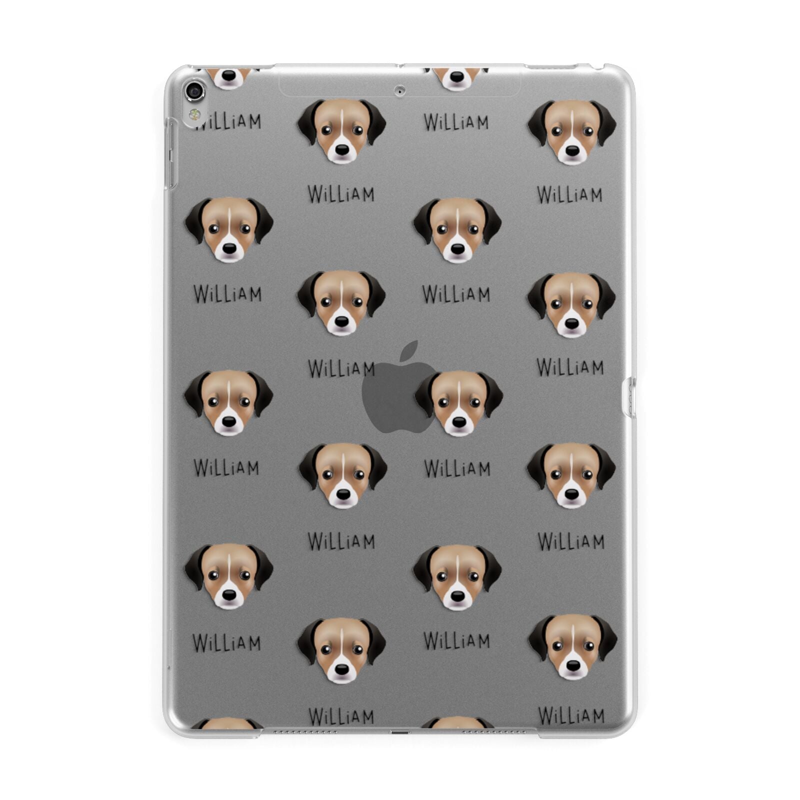 Cheagle Icon with Name Apple iPad Silver Case