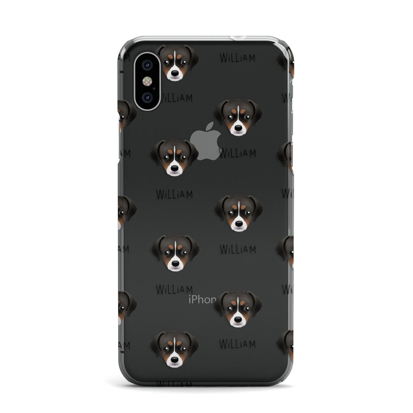 Cheagle Icon with Name Apple iPhone X Case