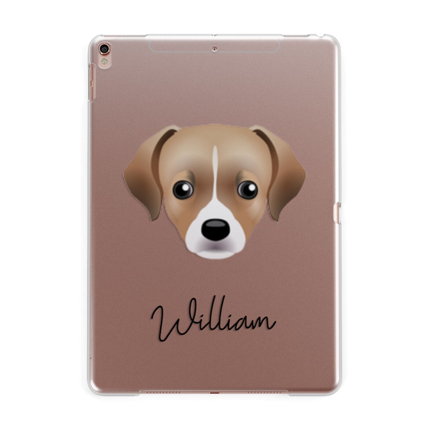 Cheagle Personalised Apple iPad Rose Gold Case