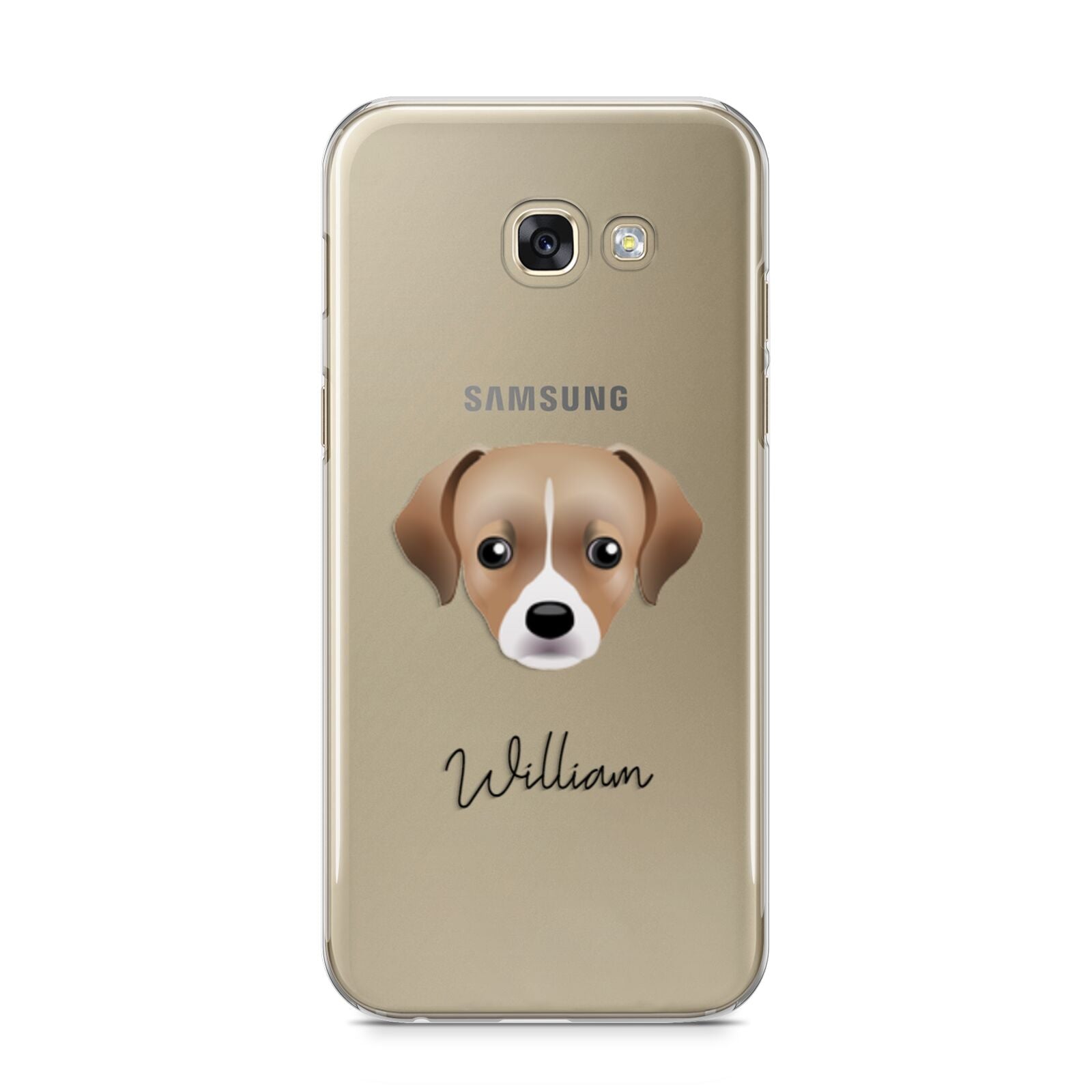 Cheagle Personalised Samsung Galaxy A5 2017 Case on gold phone