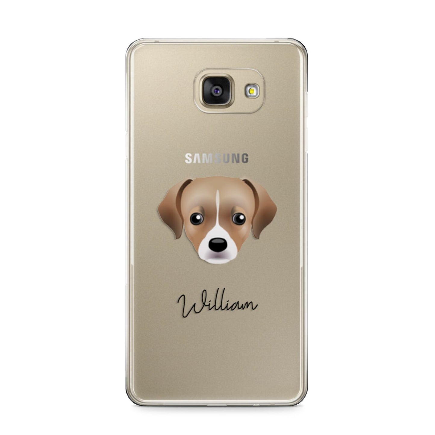 Cheagle Personalised Samsung Galaxy A9 2016 Case on gold phone