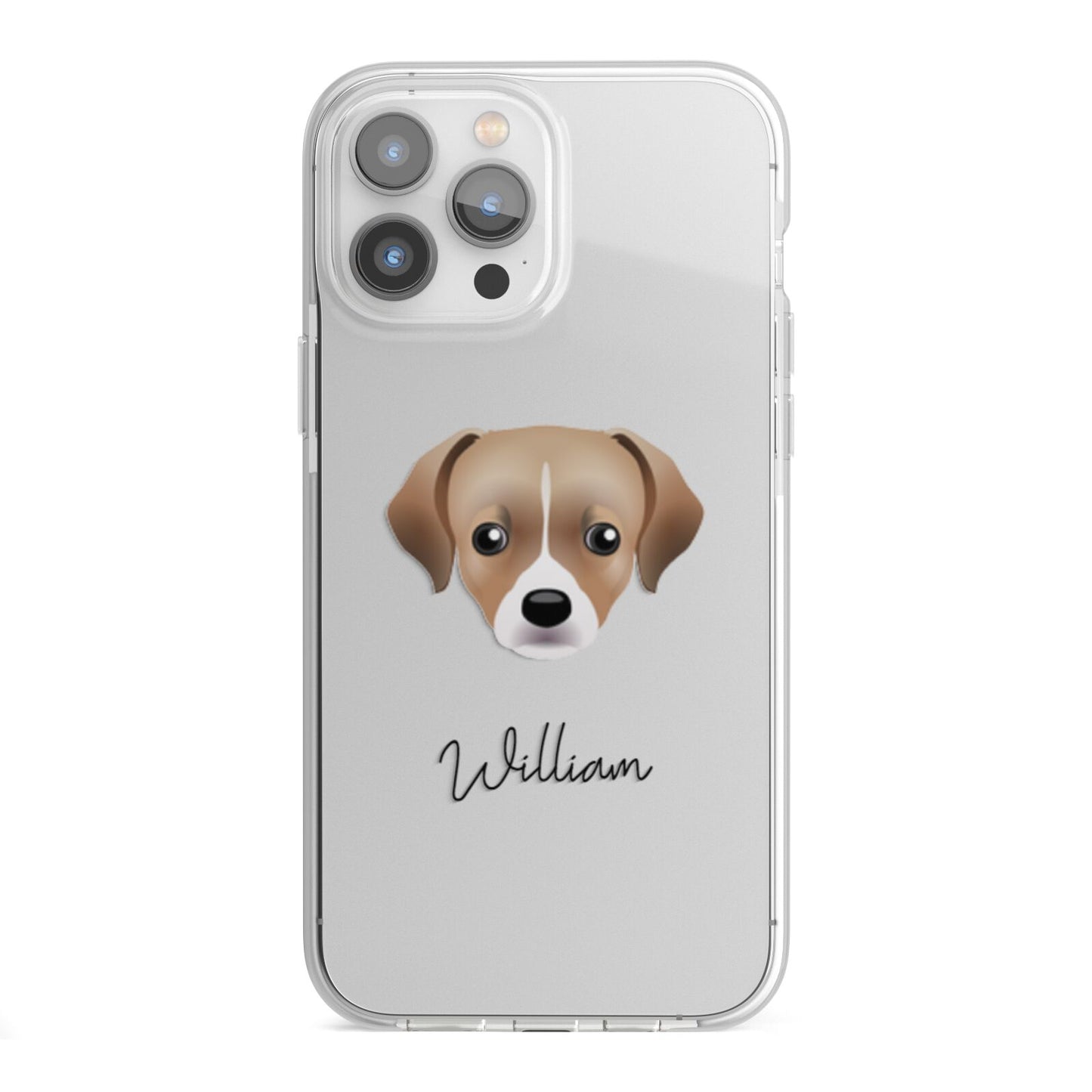 Cheagle Personalised iPhone 13 Pro Max TPU Impact Case with White Edges