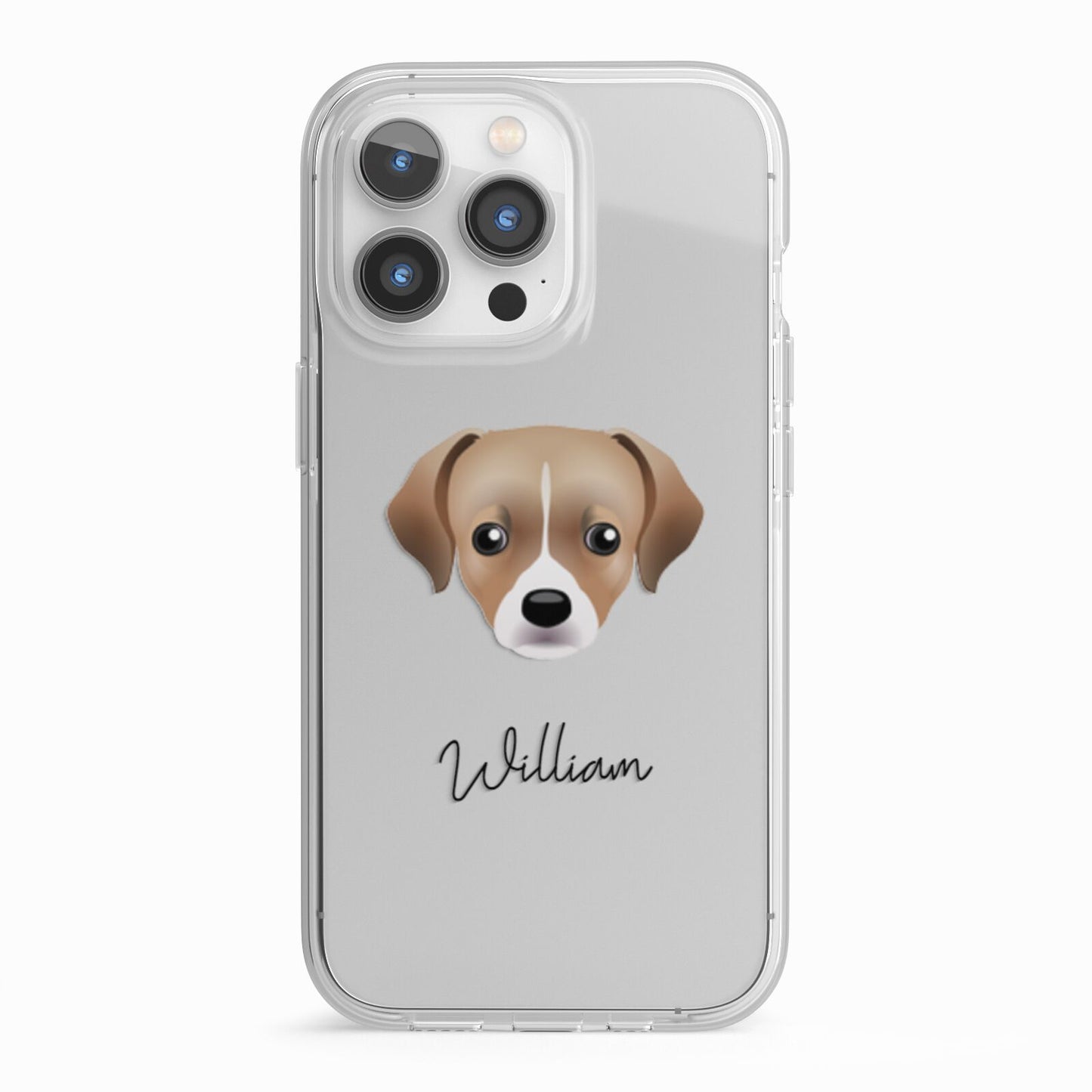 Cheagle Personalised iPhone 13 Pro TPU Impact Case with White Edges