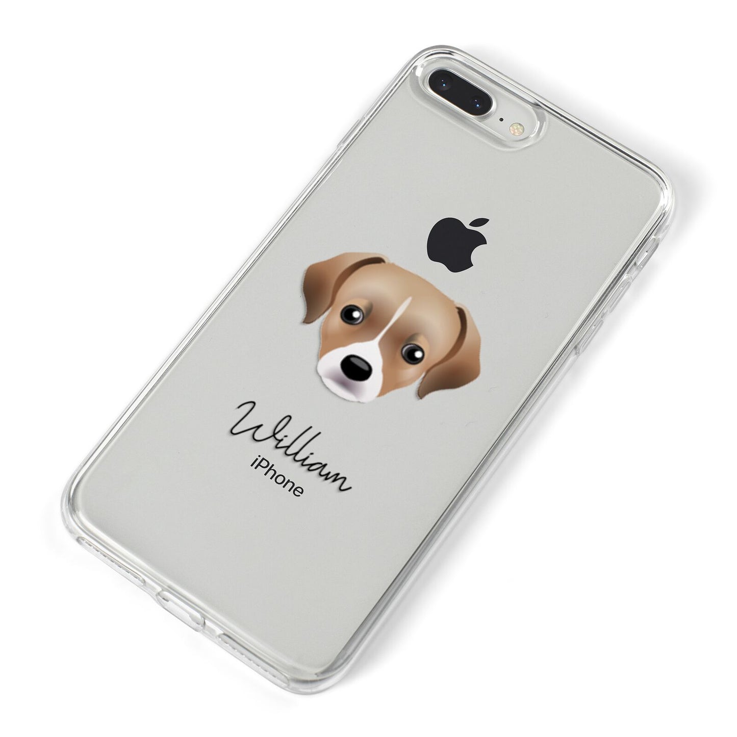 Cheagle Personalised iPhone 8 Plus Bumper Case on Silver iPhone Alternative Image