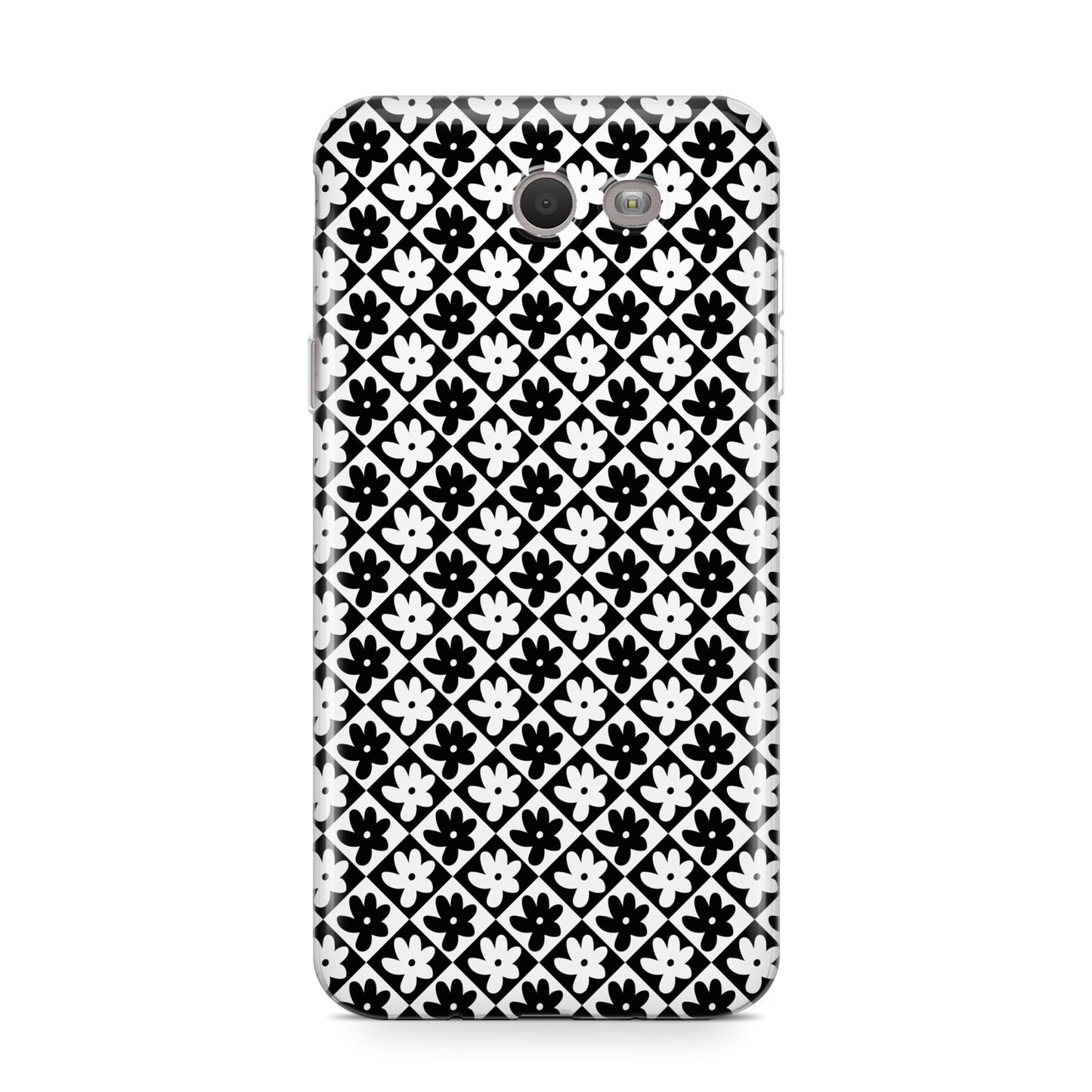 Check Flower Samsung Galaxy J7 2017 Case