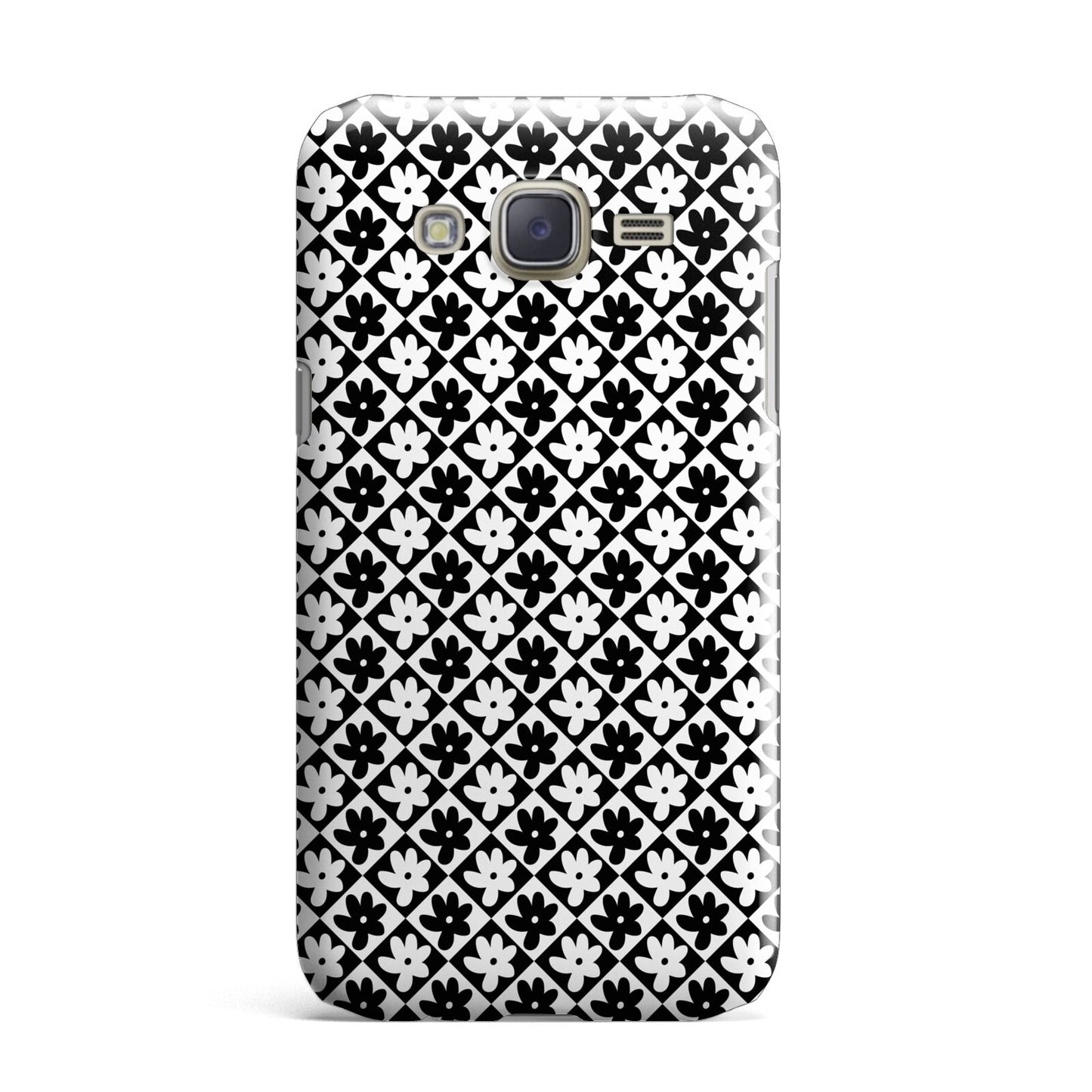 Check Flower Samsung Galaxy J7 Case