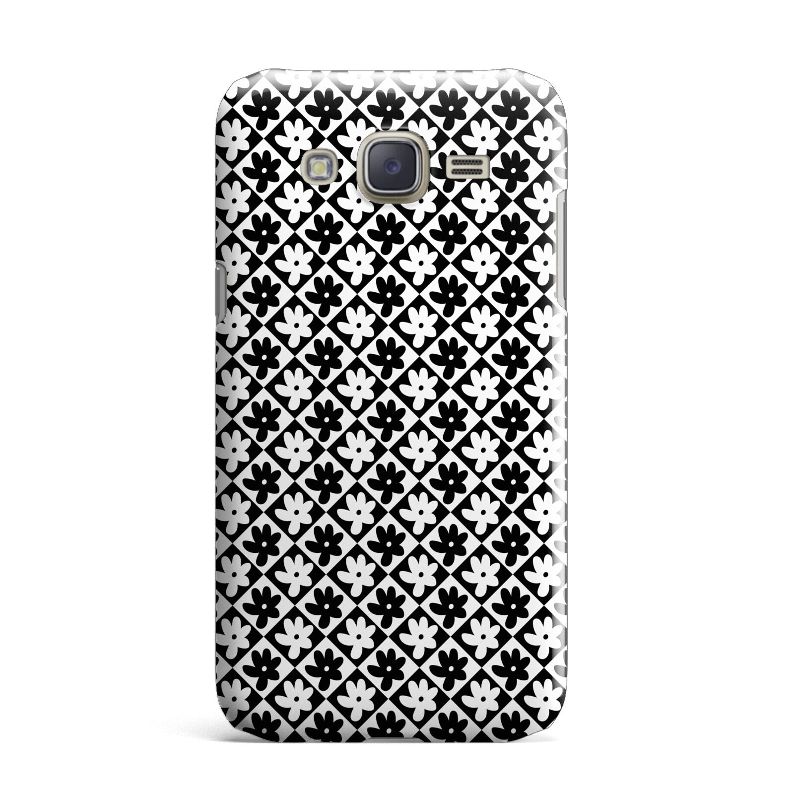 Check Flower Samsung Galaxy J7 Case