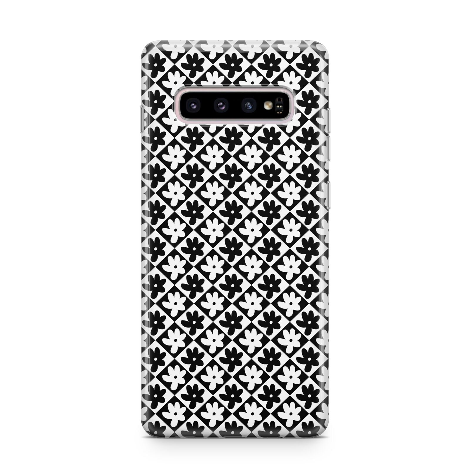 Check Flower Samsung Galaxy S10 Plus Case