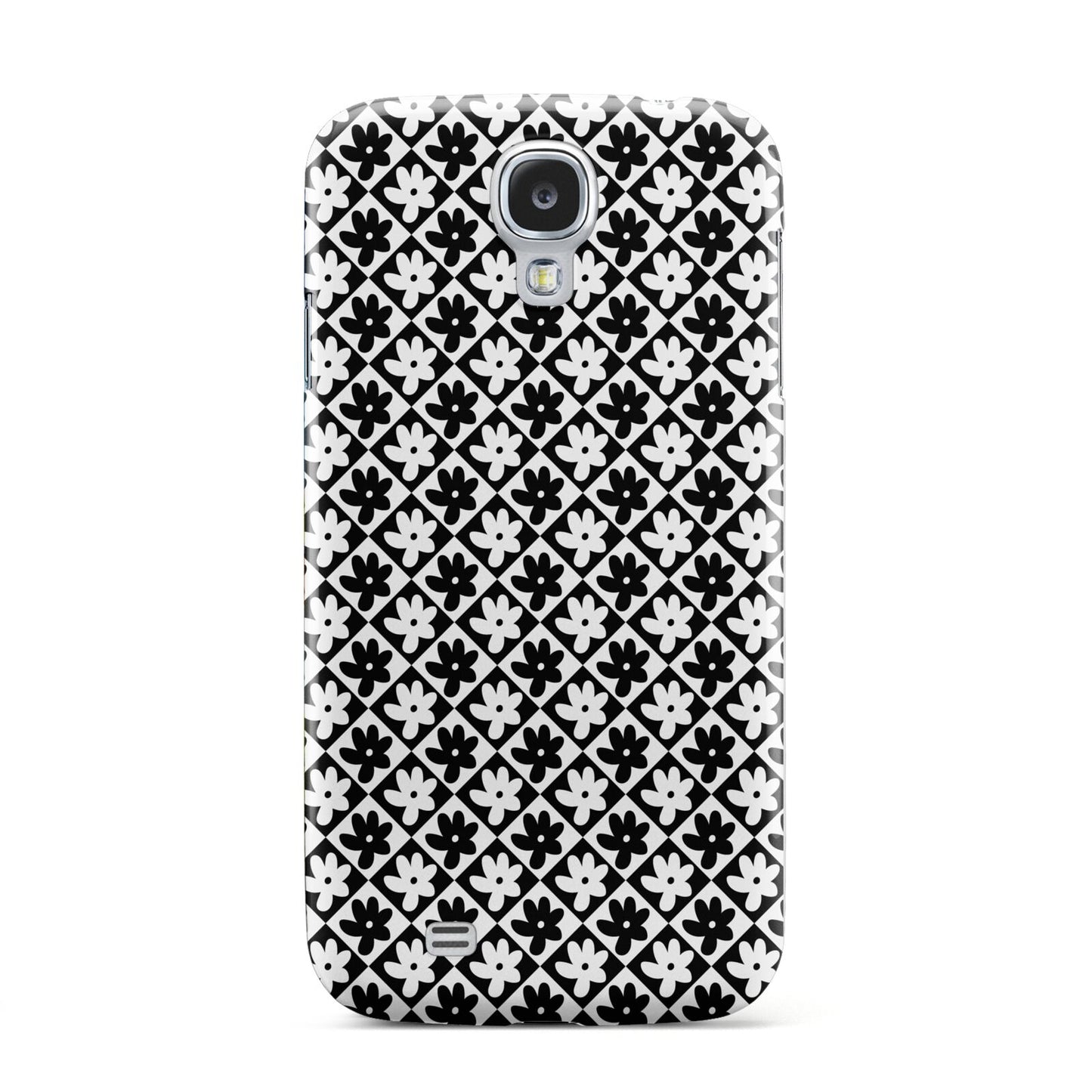 Check Flower Samsung Galaxy S4 Case