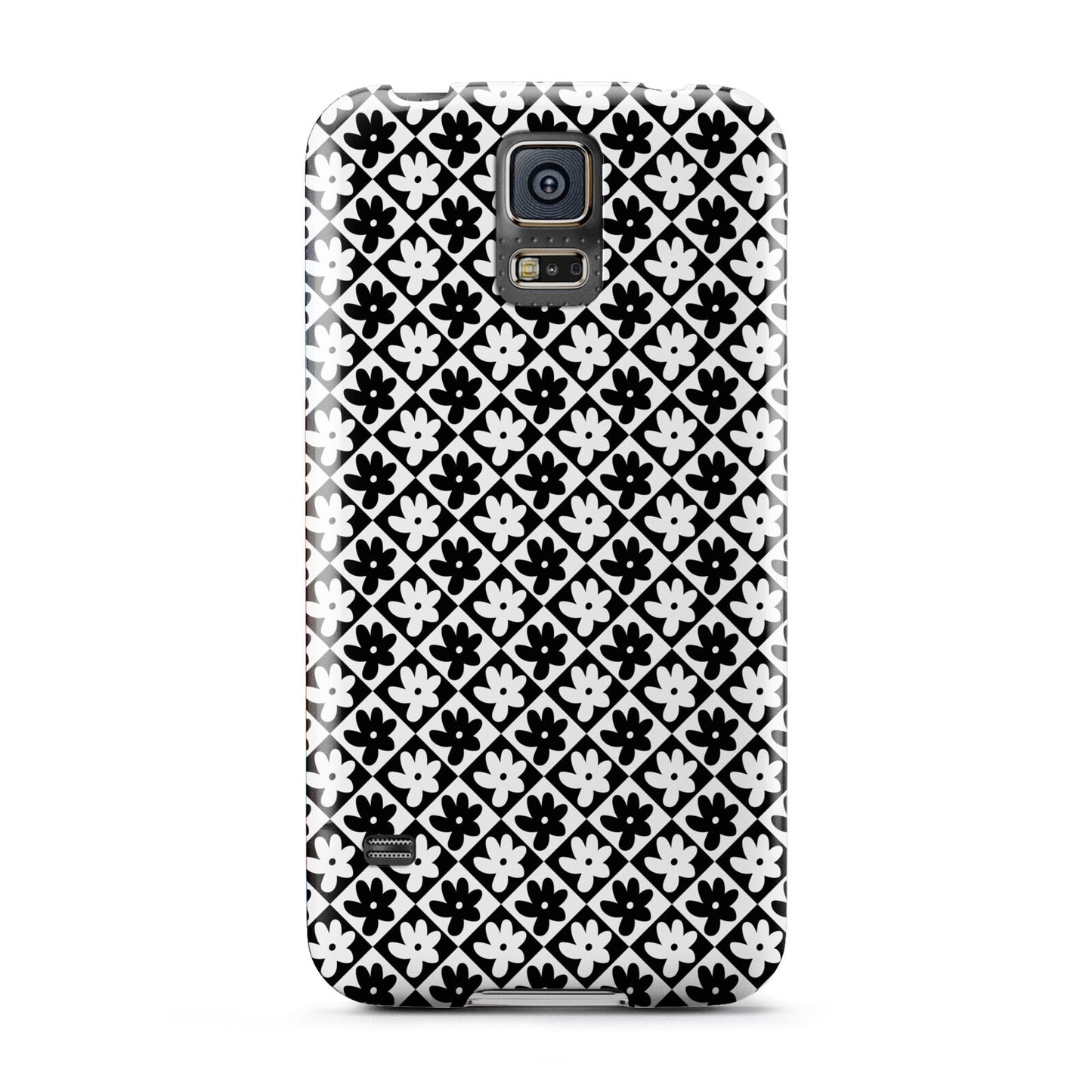 Check Flower Samsung Galaxy S5 Case